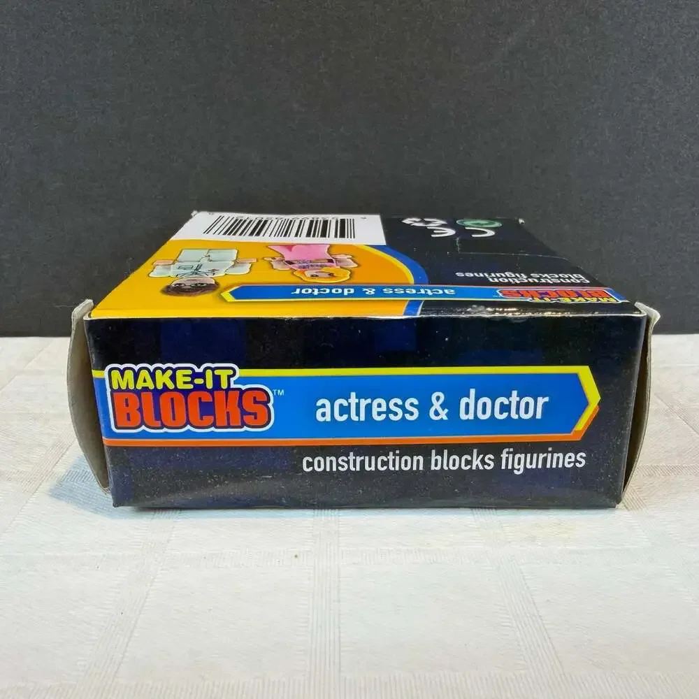 New Make-It Blocks Actress & Doctor 2pcs Miniature Construction Blocks Figurine
